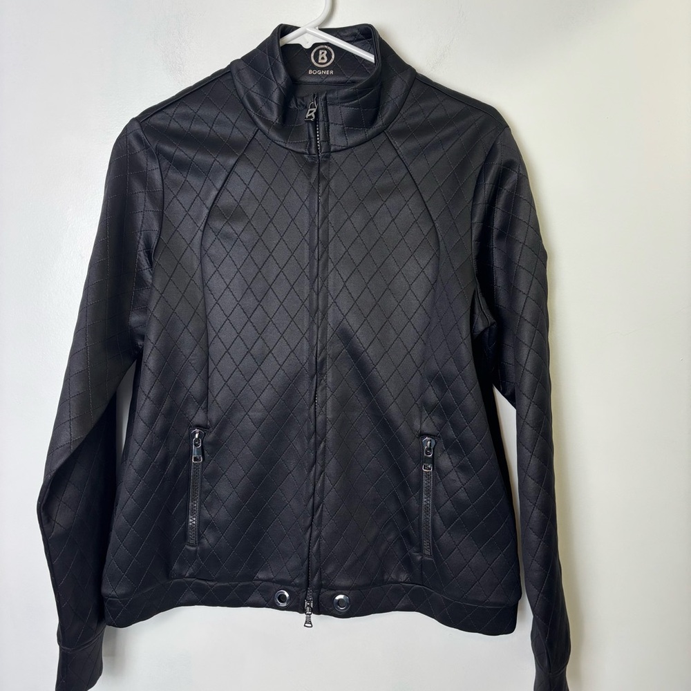 Bogner Women's Black Quilted Jacket